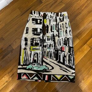 Kate Spade Havana Landscape Skirt